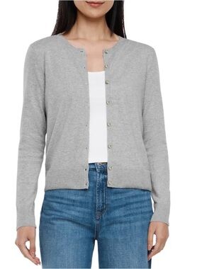 NWT Gap Lightweight Gray Women's Button Cardigan Sweater